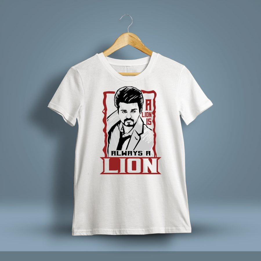 A Lion Is Always A Lion Vijay T-Shirt