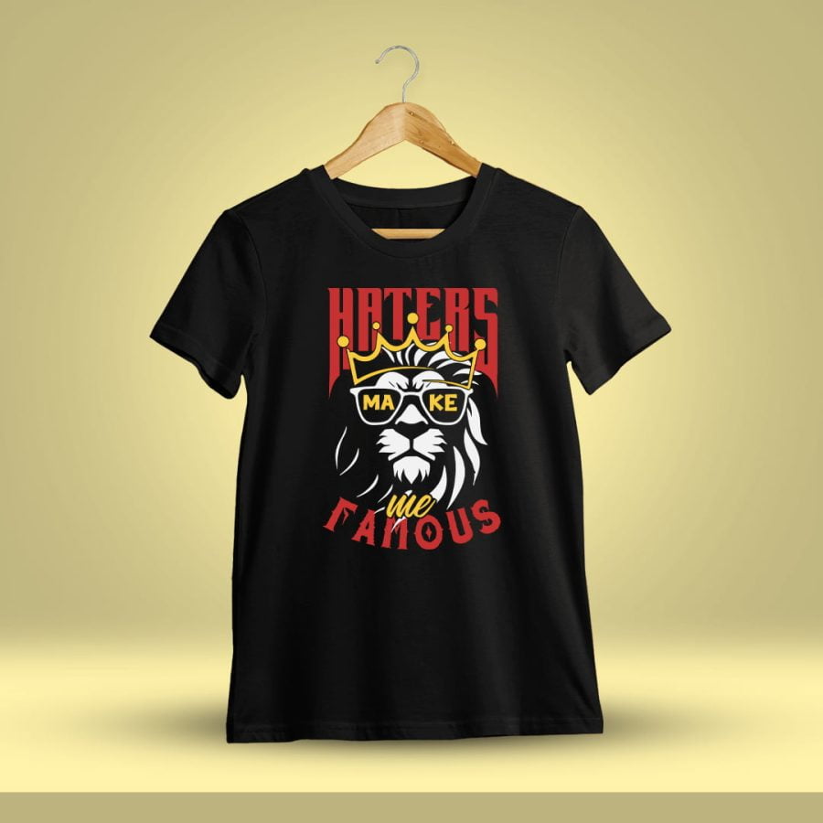 Haters Make Me Famous Black T-Shirt